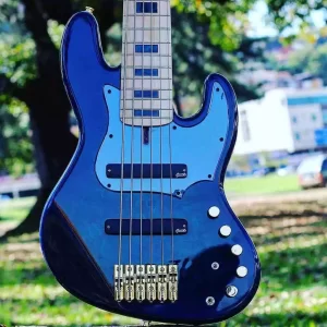 SUPER JAZZ BASS GARCIA'S 6 CORDAS AZUL